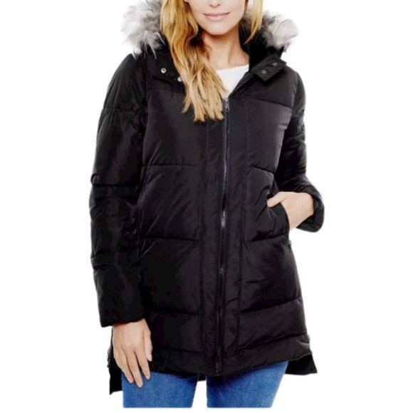 Be Boundless Faux Fur Anorak Parka Jacket - NWOT - Medium - Picture 1 of 4